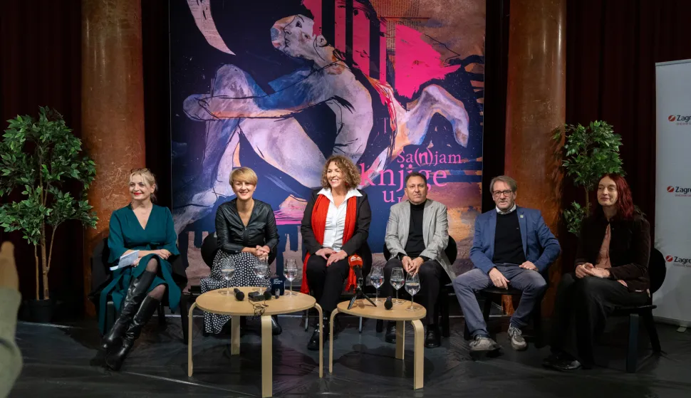 25.11.2025.Pula-Na presskonferenciji odrzanoj u DHB-u najavljeno otvorenje ovogodisnjeg, 31. Sa(n)jam knjige u Istri. Otvorenje je u petak, 28. studenog tocno u podne u pulskom Domu hrvatskih branitelja. Photo: Srecko Niketic/PIXSELL