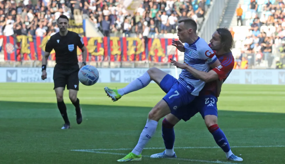 Osijek, 27. 04. 2025, Opus Arena, nogomet, SuperSport HNL24/25, Osijek - Hajduk, Vedran Jugović (7).snimio GOJKO MITIĆ