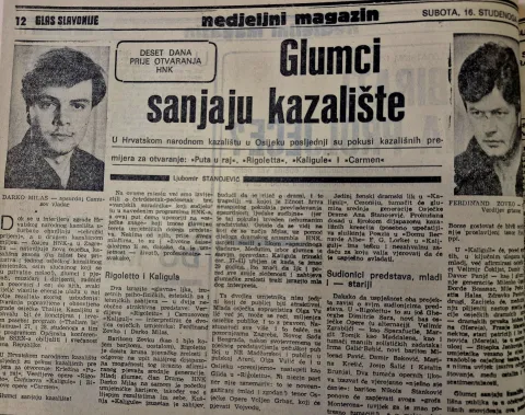 Otvaranje obnovljene zgrade HNK-a u Osijeku Glas Slavonije