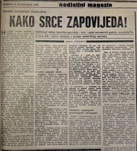 Otvaranje obnovljene zgrade HNK-a u Osijeku Glas Slavonije