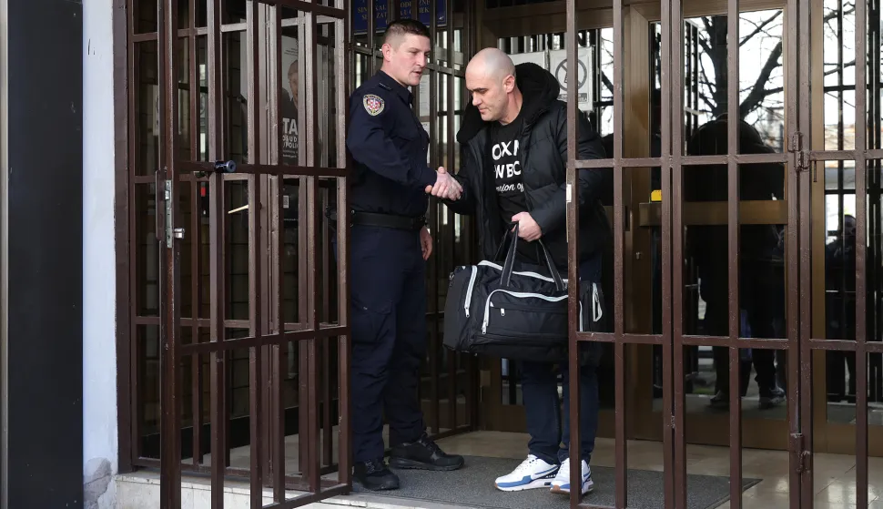 Osijek, 03. 03. 2025., Zatvor u Osijek, Josip Dabro, nizlazak iz pritvora, pritvor, izlazakSNIMIO BRUNO JOBST