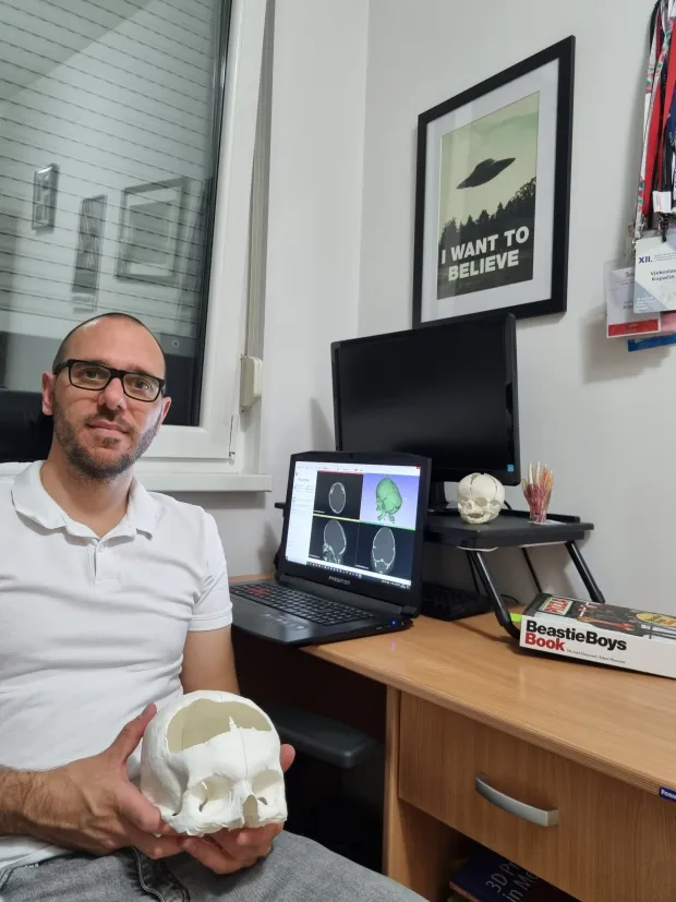 Vjekoslav Kopačin (39), spec. kliničke radiologije: U novoj eri - od 3D printanja do preciznog liječenja karcinoma