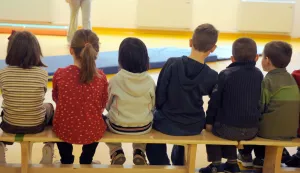 RIJEKA, 12. 03. 2012. - ILUSTRACIJA, DRENOVA, DJEČJI VRTIĆ DRENOVA, DIJETE, DJECA S LEĐA    SNIMIO: VEDRAN KARUZA