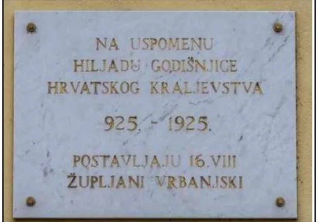 Ploča u Vrbanjiustupljeno