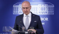 Zagreb, 26.11.2025.- Hrvatski sabor, konferencija za medije Gordana Grlića Radmana.foto HINA/ Admir BULJUBAŠIĆ/ abu