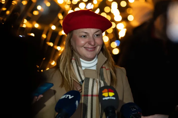 Osijek, 29. 11. 2025., Otvorenje Adventa u Osijeku, Trg Sv. Trojstva, Tvrđaotvorenje; advent; koncert; blagdani