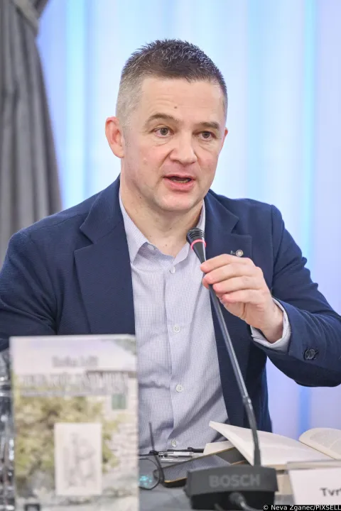 20.05.2025., Zagreb - Promocija knjige Drazena Lalica "Dvije kuce iznad mora". Photo: Neva Zganec/PIXSELL