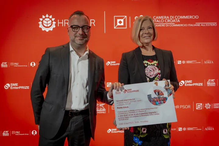 Generali osiguranje je u suradnji s partnerima inicijative Privrednom bankom Zagreb, Udrugom Glas Poduzetnika, Hrvatskim poslovnim savjetom za održivi razvoj, Talijansko-hrvatskom gospodarskom komorom i mrežom Women in Adria i ove godine uspješno provelo natječaj SME EnterPRIZE, s ciljem podrške malim i srednjim poduzećima u njihovoj održivoj transformaciji