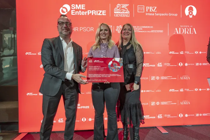 Generali osiguranje je u suradnji s partnerima inicijative Privrednom bankom Zagreb, Udrugom Glas Poduzetnika, Hrvatskim poslovnim savjetom za održivi razvoj, Talijansko-hrvatskom gospodarskom komorom i mrežom Women in Adria i ove godine uspješno provelo natječaj SME EnterPRIZE, s ciljem podrške malim i srednjim poduzećima u njihovoj održivoj transformaciji
