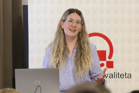 Osijek, 01. 12. 2025, Hrvatska gospodarska komora, županiska komora Osijek, HGK Osijek. Forum o fran&scaron;izama HGK. Tinker Labs, Sara Hocenski.snimio GOJKO MITIĆ 