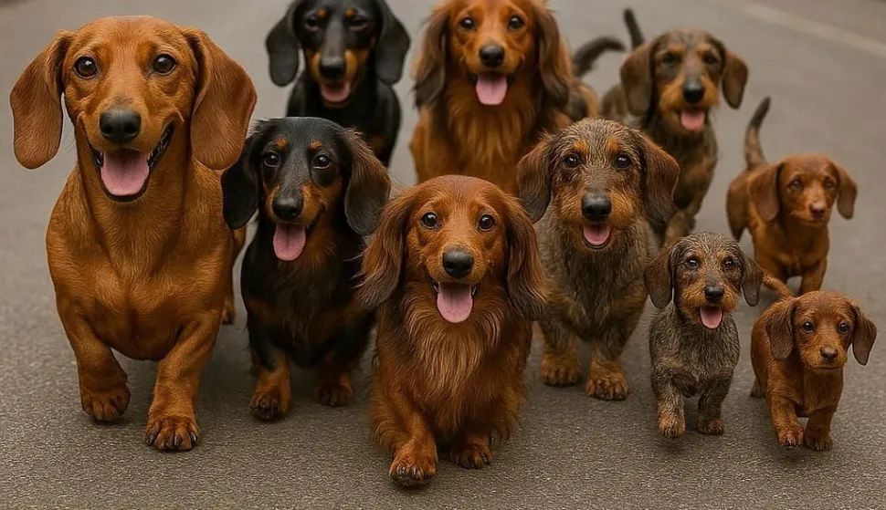 Šetnja jazavčara za Advent u Zagrebu