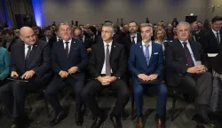 Zagreb, 01.12.2025 - Dan poduzetnika 2025., u organizaciji Hrvatske udruge poslodavaca. Ove godine nosi naziv Hrvatska 2035. - zemlja koja može puno!. Na fotografiji Andrej Plenković.foto HINA/ Daniel KASAP/ dk