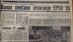 EPSO je 1985. godinepokrenuo cijeli Osijek