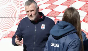 Zagreb, 06.04.2025.- Okupljanje ženske seniorske rukometne reprezentacije prije susreta sa Španjolskom. Na fotografiji izbornik Ivica Obrvan.foto HINA/ Admir BULJUBAŠIĆ/ abu