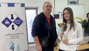 Šahovsko prvestvo kadeti. Zvonko Horvat. Dvorana Zrinjevac.