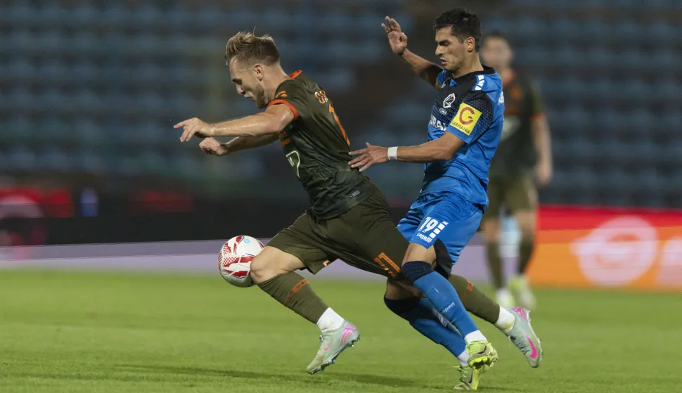 Zagreb, 17.08.2025 - Susret 3. kola HNL-a Varaždin - Osijek. foto HINA/ Daniel KASAP/ dk