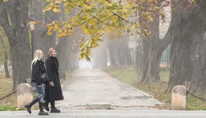 Osijek, 10. 11. 2025., slobodnjaci, slobodnjak, jesen; magla; šetnja; hladno vrijemeSNIMIO BRUNO JOBST