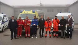 VINKOVCIZavod za hitnu medicinu Vukovarsko-srijemske županije preuzeo je pet novih vozila, jedno vozilo hitne pomoći i četiri sanitetska vozila,prosinac 2024.