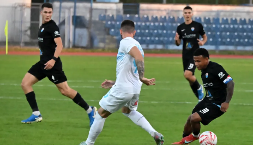 Vinkovci, 22.09.2025. - Utakmica 7. kola HNL-a Vukovar 1991 - Rijeka na Stadionu Cibalia. foto HINA/Gordan Pani?/ ua