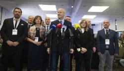 Zagreb, 06.12.2025 - Stranka Dom i nacionalno okupljanje (DOMiNO) održalo je Izvanredni sabor stranke. Na fotografiji Mario Radić.foto HINA/ Daniel KASAP/ dk