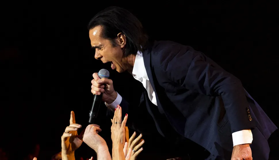 Nick Cave And The Bad Seeds en concert lors du festival "Rock en Seine" (25-28 août 2022) au parc de Saint-Cloud, le 26 aoüt 2022. © Pierre Perusseau/Bestimage Nick Cave And The Bad Seeds in concert during the "Rock en Seine" festival (August 25-28, 2022) at Saint-Cloud park, August 26, 2022. Photo: Pierre Perusseau/Bestimage/BESTIMAGE