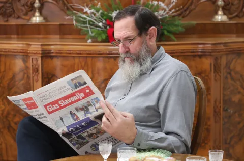 Osijek, 05. 12. 2025., Muzej Slavonije, Grgur Marko Ivanković, Glas Slavonije, 105 godinaSNIMIO BRUNO JOBST