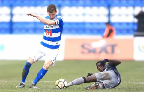 18.03.2018., Osijek - Hrvatski Telekom prva liga, 26. kolo, NK Osijek. HNK Hajduk. Borna Barisic. Photo: Davor Javorovic/PIXSELL------dva stupca color sport