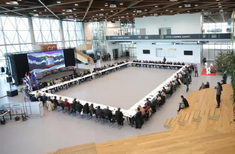 Osijek, 10. 12. 2025., Gospodarski centar, GC, OBŽ, Županijske potpore poduzetnicima, potpora, poduzentik, poduzetniciSNIMIO BRUNO JOBST