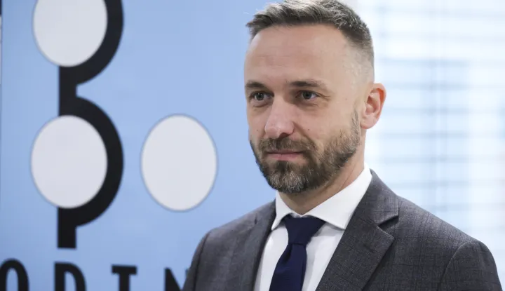 Zagreb, 09.12.2025. - Ministar rada, mirovinskoga sustava, obitelji i socijalne politike Marin Piletić obišao je nove prostorije Centra za odgoj i obrazovanje "Vinko Bek".Na fotografiji Marin Piletić.foto HINA/ Edvard ŠUŠAK