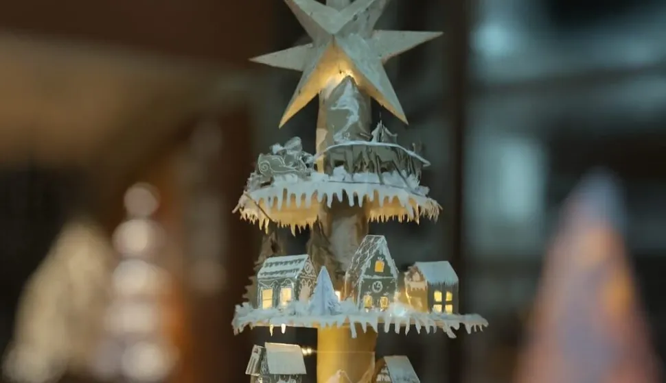 Tisuće lajkova za papirnate borove učenika ŠPUD-a