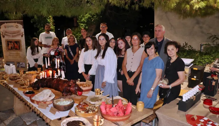 Đakovo na Rapskoj fjeriSrpanj 2025.Nastup SS&Scaron; Antuna Horvata sa srrednjovjekovnim stolom i kovača Franje Vinkovića