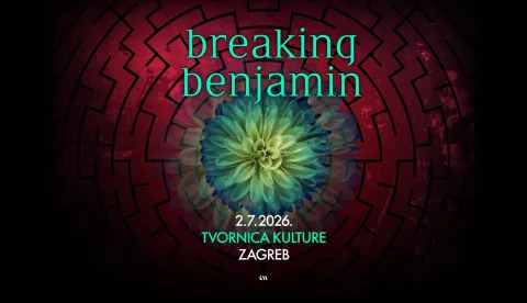 ZAGREB, 11. prosinca 2025. (Hina) - Američki hard rock bend Breaking Benjamin premijerno će nastupiti u Hrvatskoj, u zagrebačkoj Tvornici kulture u utorak, 2. srpnja 2026. godine, objavio je organizator koncerta agencija LAA.