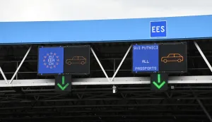 12.10.2025., Stara Gradiska - Uvodjenje Rntry/Exit sustava na granicnom prijelazu Stara Gradiska. Photo: Ivica Galovic/PIXSELL