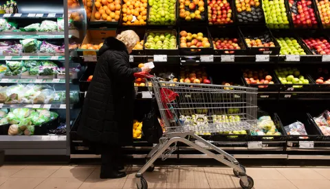 RIJEKA 10.01.2024. Ilustracija potrosacka kosarica, ducan, inflacija. Snimila: Ana Krizanec