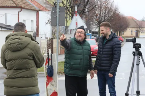 Osijek, 13. 12. 2025, Otvaranje za promet Sljemenske Ulice. Gradonačelnik Ivan Radić.snimo GOJKO MITIĆ