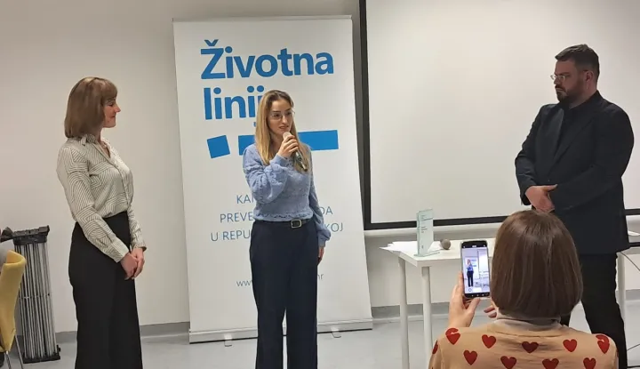 Nagrada "Životna linija" za odgovorno izvještavanje o suicidu, Elena Lukić