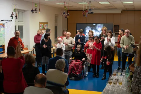 Osijek, 13. 12. 2025., Društvo OIT - Godišnja proslavaosobe s intelektualnim teškoćama; OIT; proslava