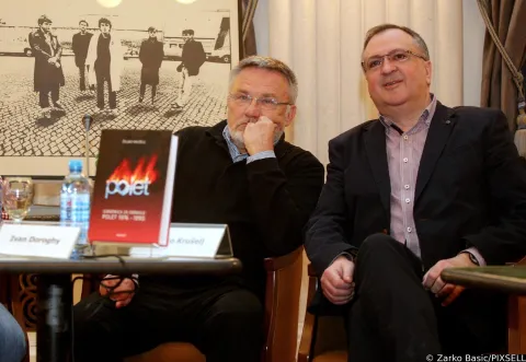 24.02.2016., Zagreb - U Novinarskom domu predstavljena monografija Igraonica za odrasle, Polet 1976.-1990., autora Zeljka Kruselja. Photo: Zarko Basic/PIXSELL