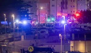 epa12591103 Police and emergency services work at the scene following a shooting incident at Bondi Beach, in Sydney, New South Wales (NSW), Australia, 14 December 2025. NSW Police confirmed at least ten deaths, including one alleged shooter, following the incident at Bondi Beach. Eleven others were injured, including two police officers. Authorities said the second alleged shooter remains in critical condition and is in custody. EPA/JEREMY PIPER AUSTRALIA AND NEW ZEALAND OUT