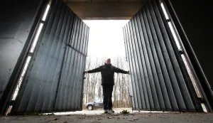 02.12.2021., Dvor - Bivsa vojarna Cerkezovac u kojoj ce biti skladisten nuklearni otpad iz NE Krsko. Photo: Boris Scitar/PIXSELL