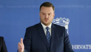 Zagreb, 13.11.2025 - Ministar financija Marko Primorac dao je izjavu o proračunu nakon sjednice Vlade RH.foto HINA/ Damir SENČAR/ ds