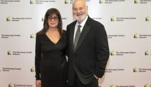 epa12593224 (FILE) - Rob Reiner (R) and Michelle Reiner (L) arrive for the Medallion Ceremony honoring the recipients of the 46th Annual Kennedy Center Honors at the Department of State in Washington, DC, USA, 02 December 2023 (reissued 15 December 2025). On the evening of 14 December 2025, the bodies of two people, a 78-year-old man and 68-year-old woman, were found in a home in Brentwood owned by Reiner. A statement issued by the Reiner family confirmed the deaths of Rob Reiner, 78, and his wife Michele Singer Reiner, 68. According to a statement by the Los Angeles Police Department, detectives from the Robbery and Homicide Division are handling the case. EPA/Ron Sachs/POOL