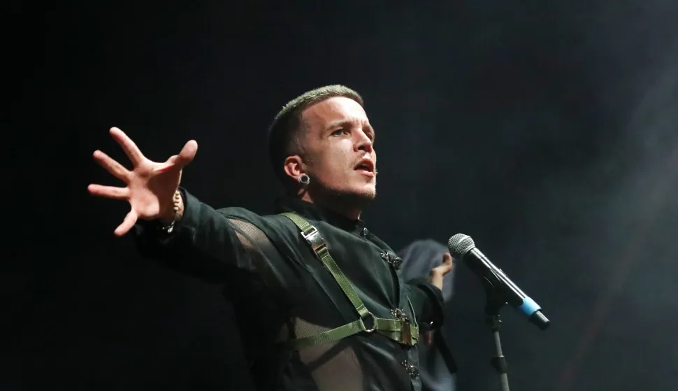 16.08.2024., Sibenik - Na Tvrdjavi sv Mihovila odrzan je koncert na kojem su nastupili Vojko V, Nipplepeople i Baby Lasagna. Photo: Dusko Jaramaz/PIXSELL