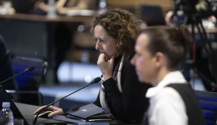 Zagreb, 17.12.2025 - Sjednica Vlade RH. Na fotografiji Nina Koržinek Obuljen. foto HINA/ Daniel KASAP/ dk