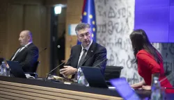 Zagreb, 17.12.2025 - Sjednica Vlade RH. Na fotografiji Andrej Plenković. foto HINA/ Daniel KASAP/ dk