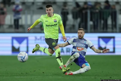 01.03.2025., stadion Opus Arena, Osijek - SuperSport HNL, 24. kolo, NK Osijek - NK Slaven Belupo, Photo: Davor Javorovic/PIXSELL