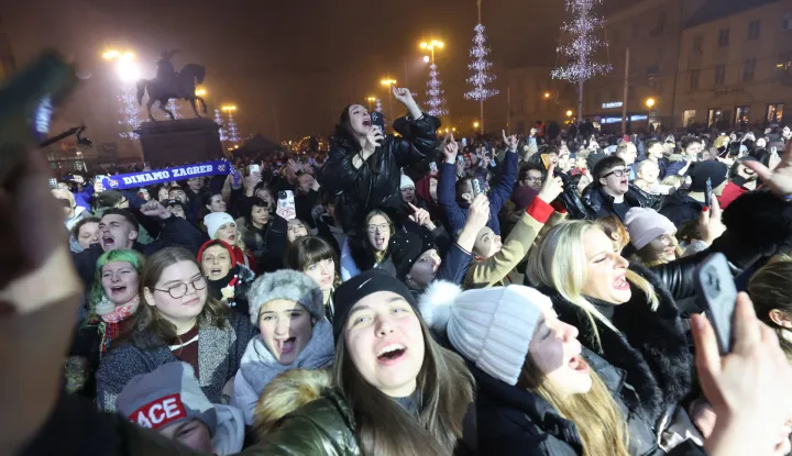 28.12.2024., Zagreb, Hrvatska - Zaklada Ana Rukavina organizirala je jubilarni, dvadeseti, koncert kojim se prikupljaju sredstva za hrvatski registar dobrotvornih darivatelja krvotvornih matičnih stanica. Na koncertu nastupaju Tajci, Magazin, Luka Nizetic, Grupa Vigor, Maja Suput, Plavi orkestar, Alka Vuica, Vatra, Matija Cvek, Prljavo kazaliste, Franka Batelic i Psihomodo Pop. Photo: Sanjin Strukic/PIXSELL