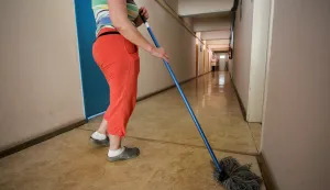 snimio Davor KIBEL,Osijek, 01.06.2016. Glas, ilustracija, čistačica, či&scaron;ćenje podova, spremačića, đoger, partvi&scaron;