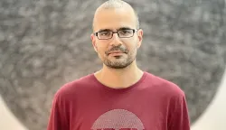 Osijek, 21. 07. 2022, MLU, predavanje o svemiru, u sklopu izlozbe Poravnanje/Alignment - autor izlozbe Miran BlazekaSNIMIO BRUNO JOBST