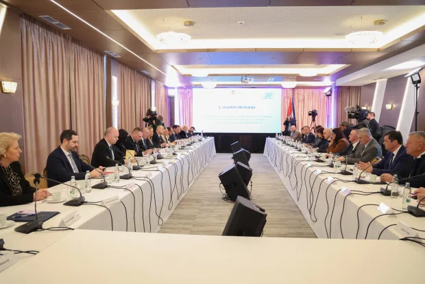 19.12.2025., Hotel Dunav, Ilok - U Hotelu Dunav odrzana je 20. sjednica Savjeta za Slavoniju, Baranju i Srijem. Photo: David Jerkovic/PIXSELL